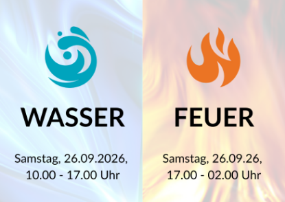 Bild von Elemente Wasser und  Feuer