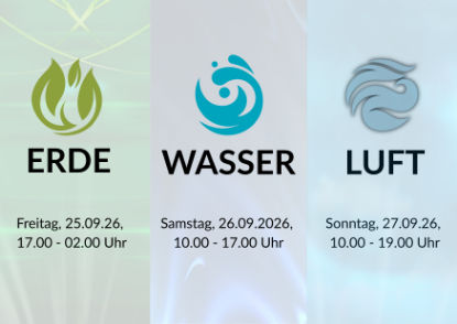 Bild von Elemente Erde, Wasser und Luft